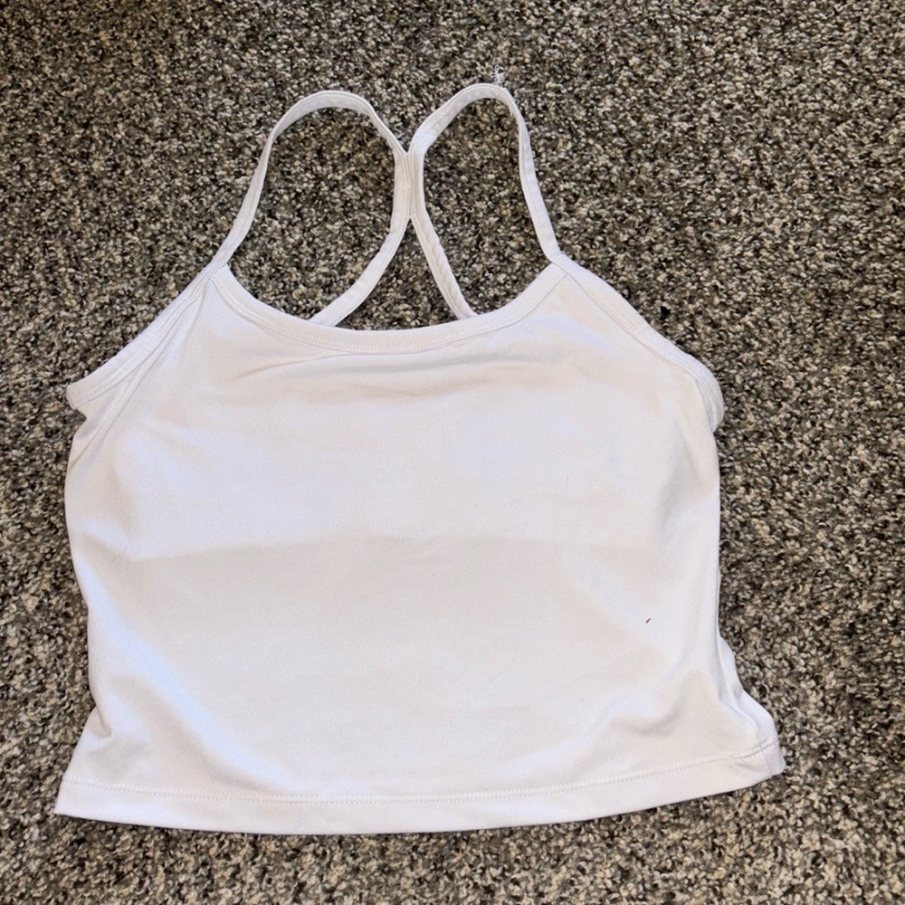 White tank top